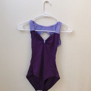 purple leotard (dance)